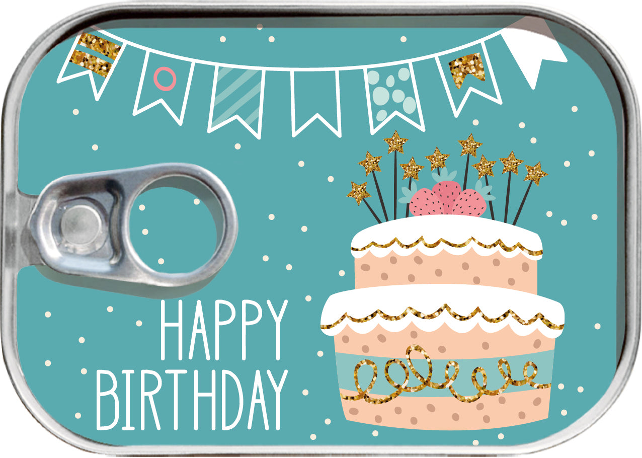 Dosenpost 4er Set "Geburtstag III"