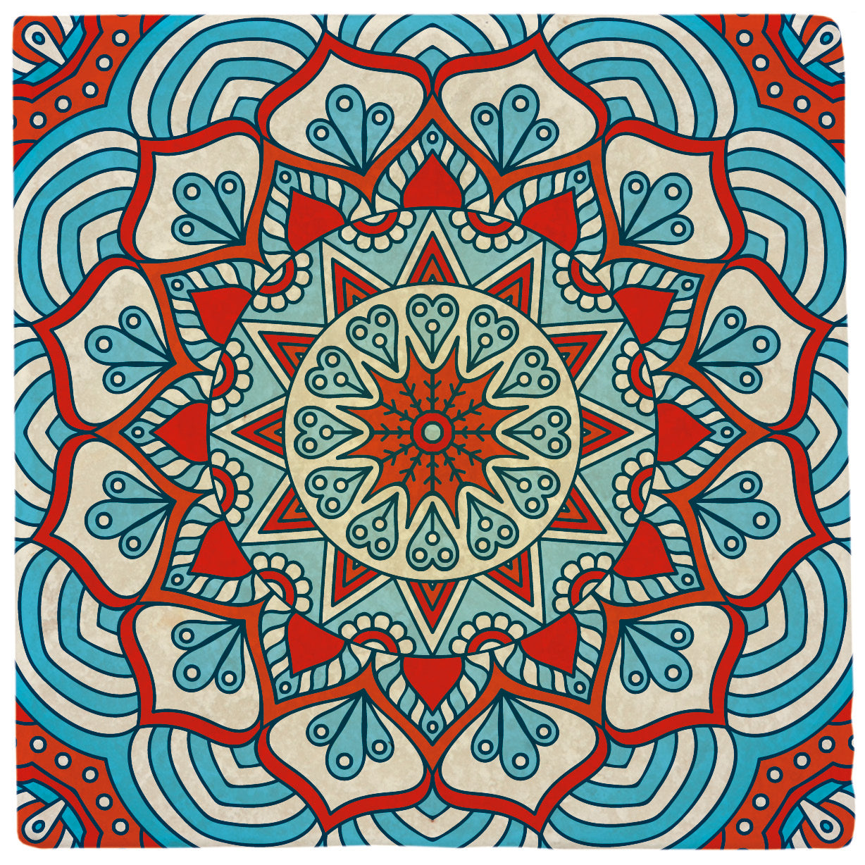 Marmoruntersetzer "Mandala"