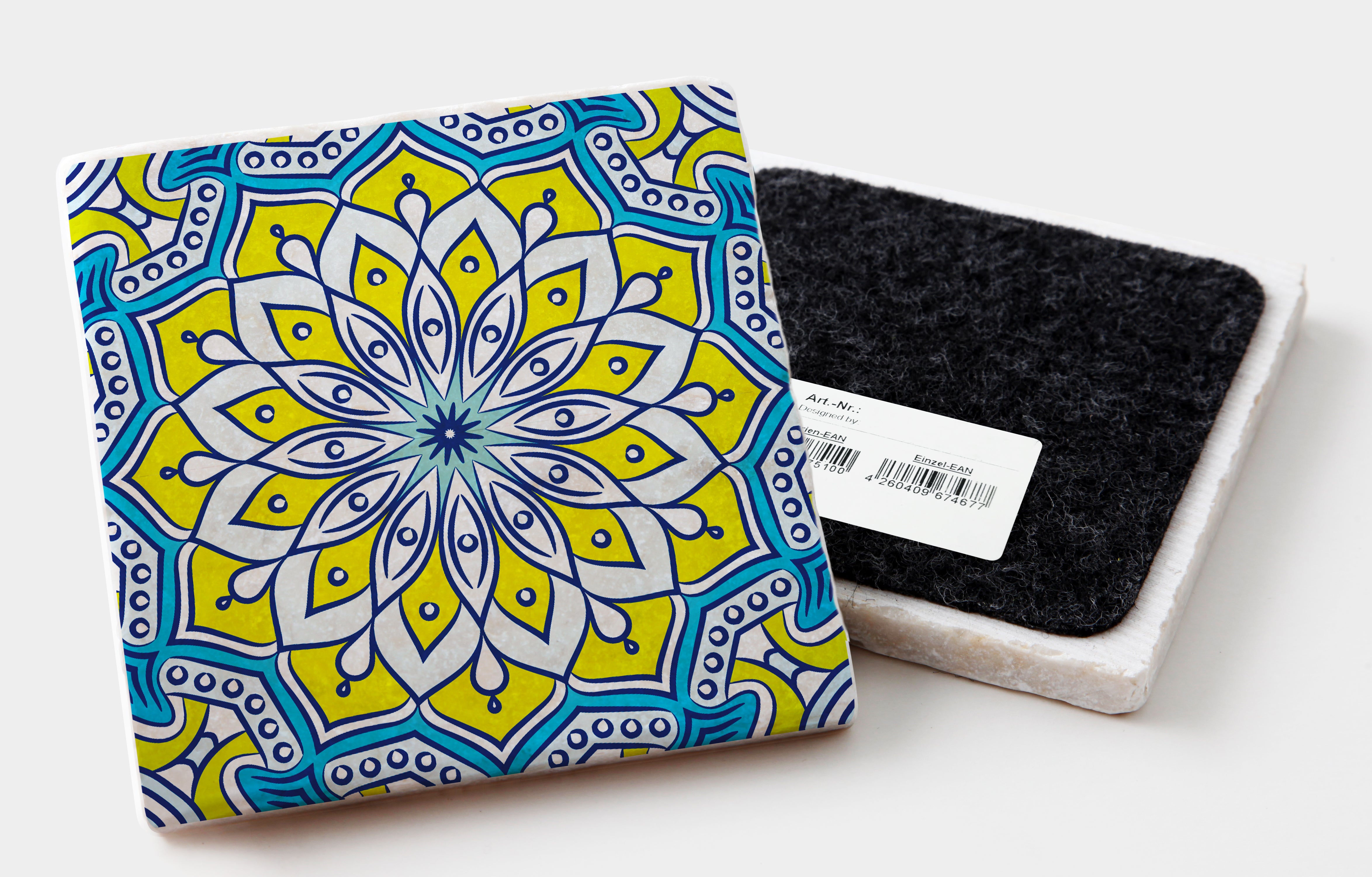 Marmoruntersetzer "Mandala"