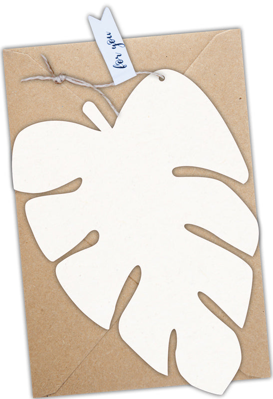 Formkarte unser Finne "Blatt"