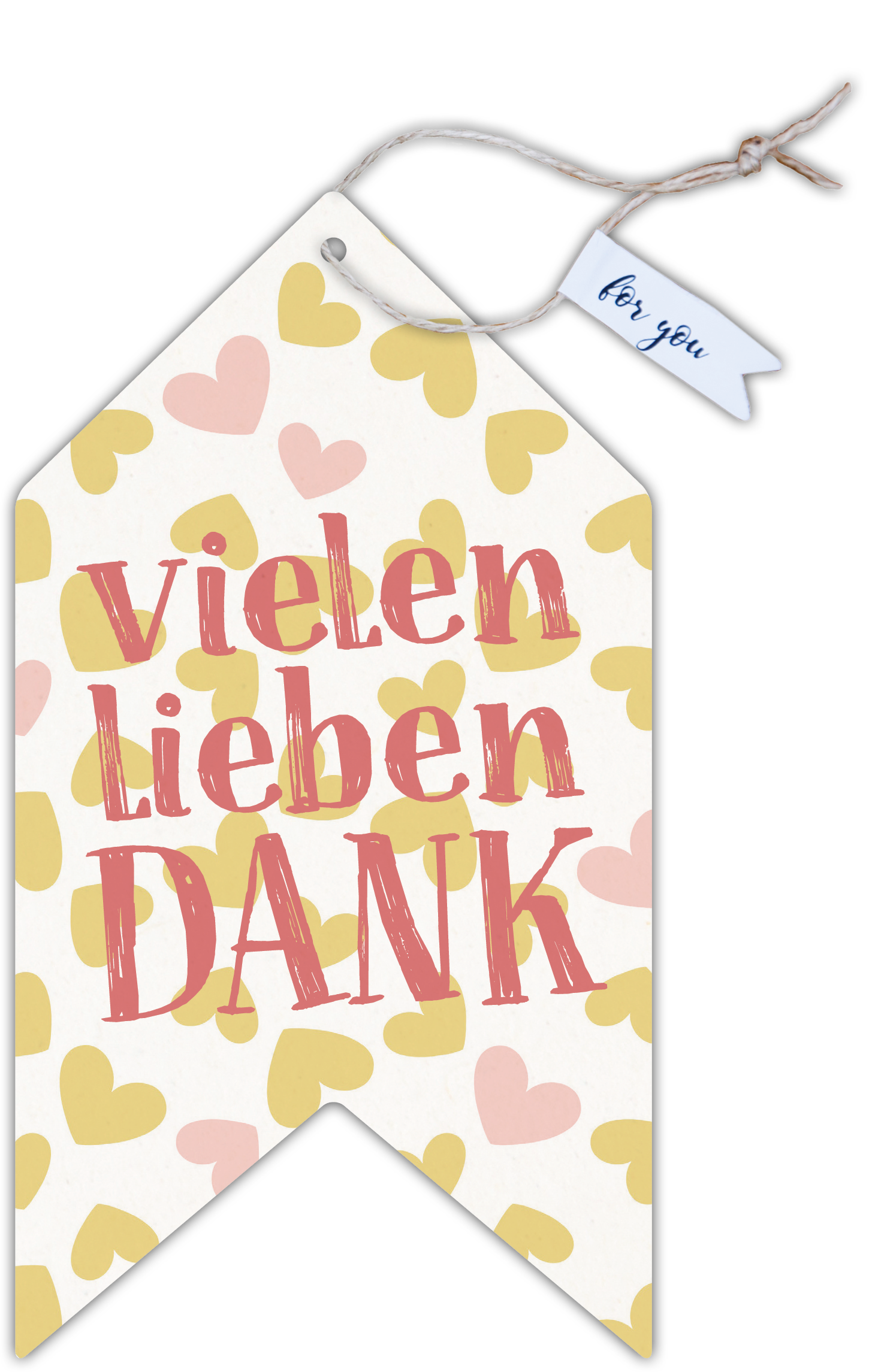 Formkarte unser Finne "vielen lieben Dank"