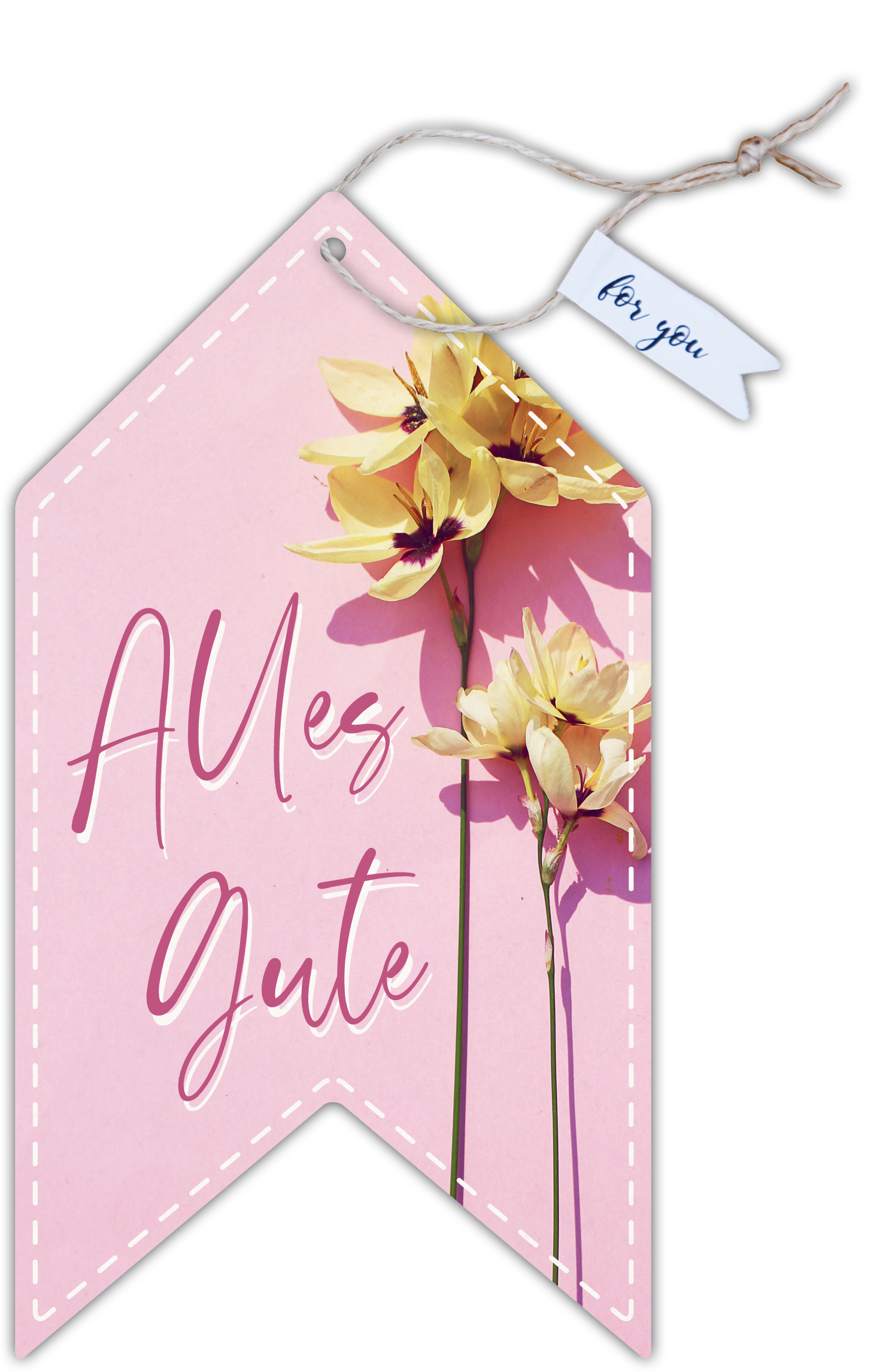 Formkarte unser Finne "Alles Gute"