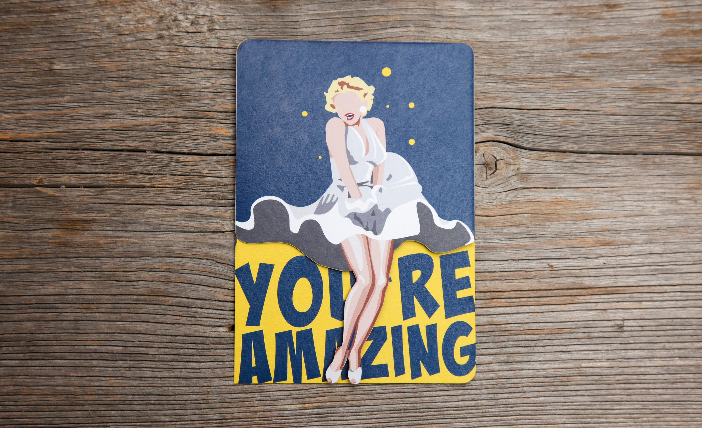 Fun-Cut Doppelkarte "You're Amazing"