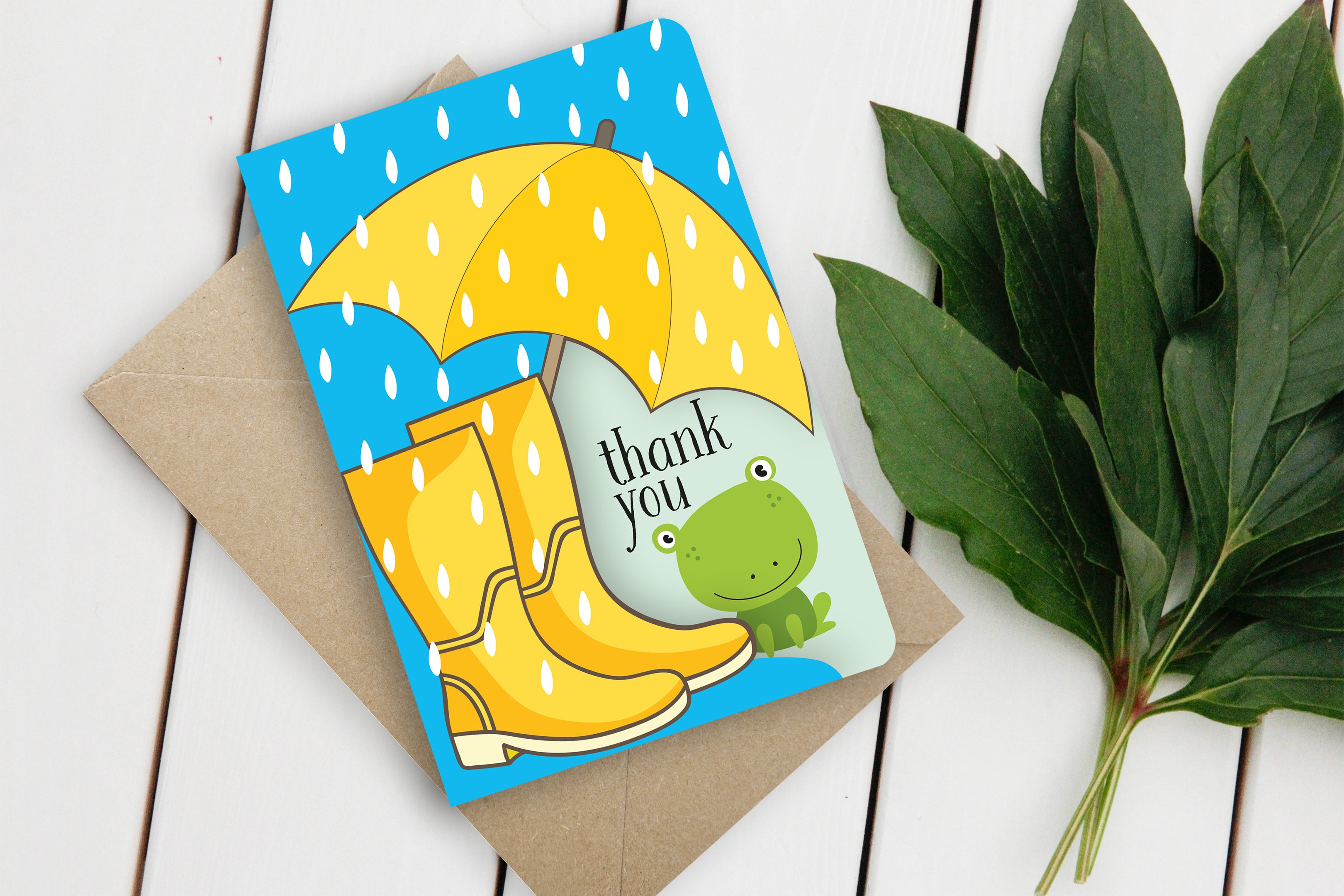 Fun-Cut Doppelkarte "Thank You"