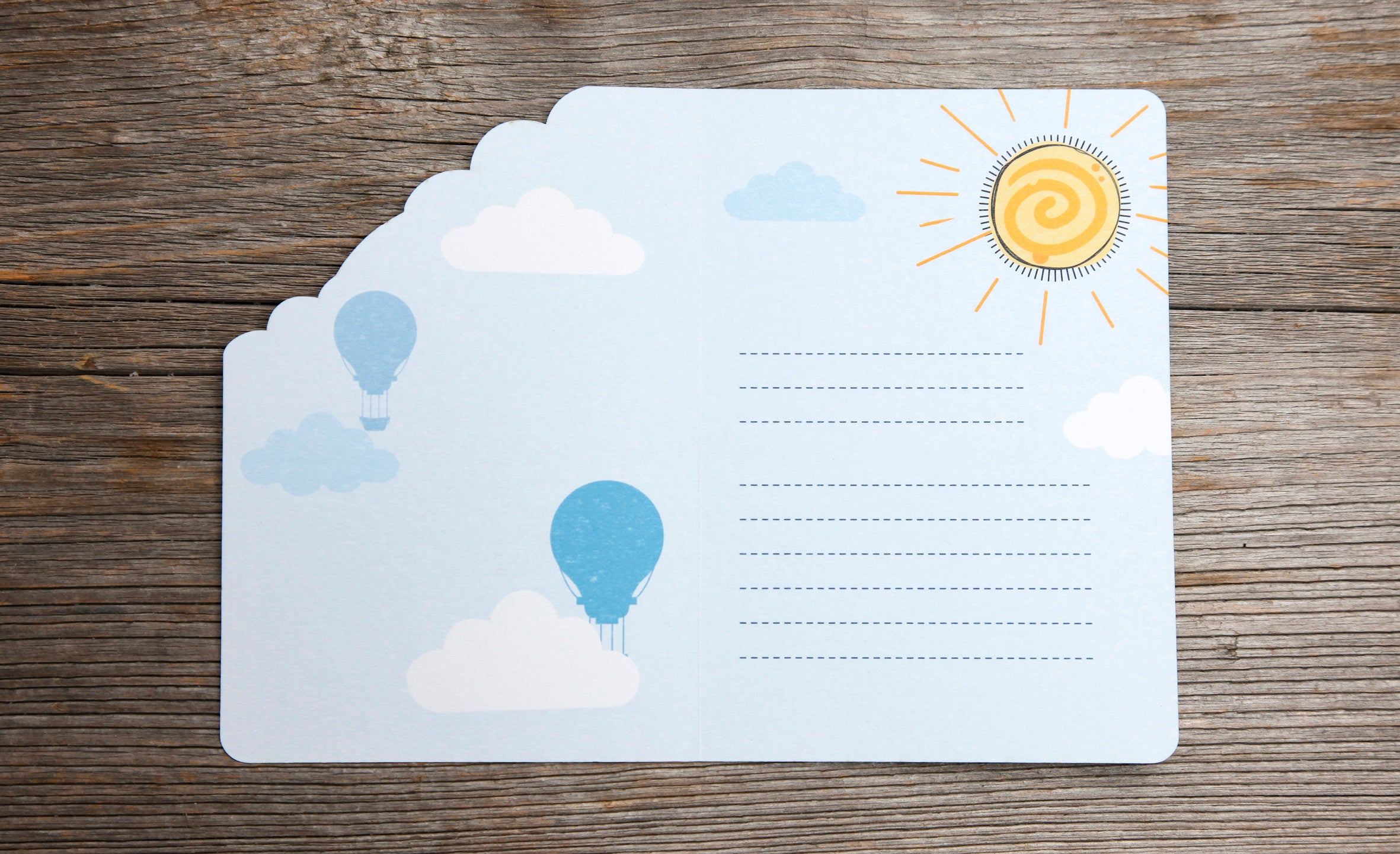 Fun-Cut Doppelkarte "Go High"