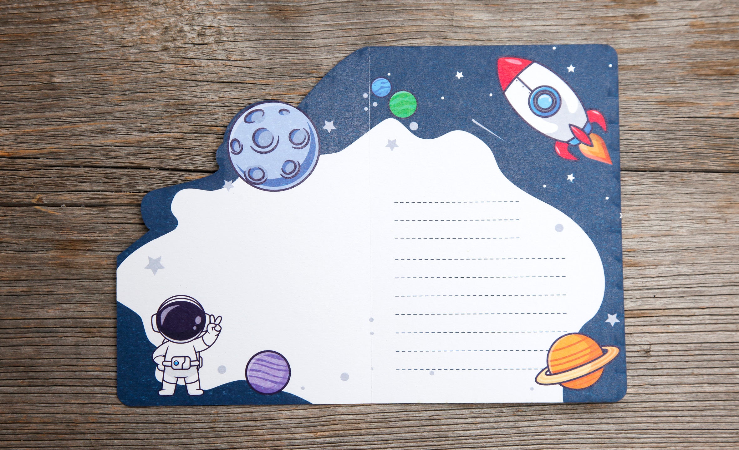 Fun-Cut Doppelkarte "Volle Kraft voraus"