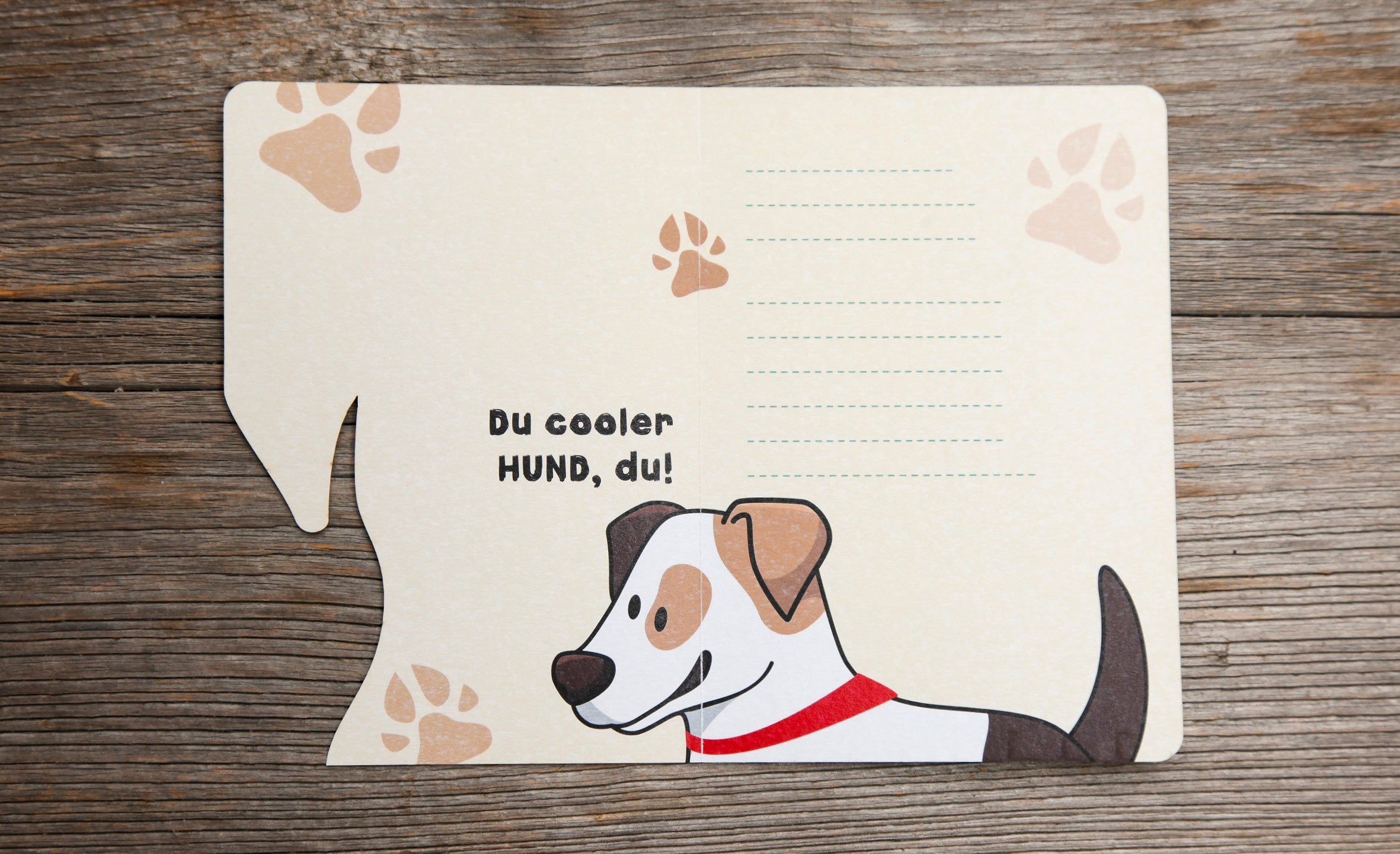 Grußkarte Fun-Cut "Cooler Hund"