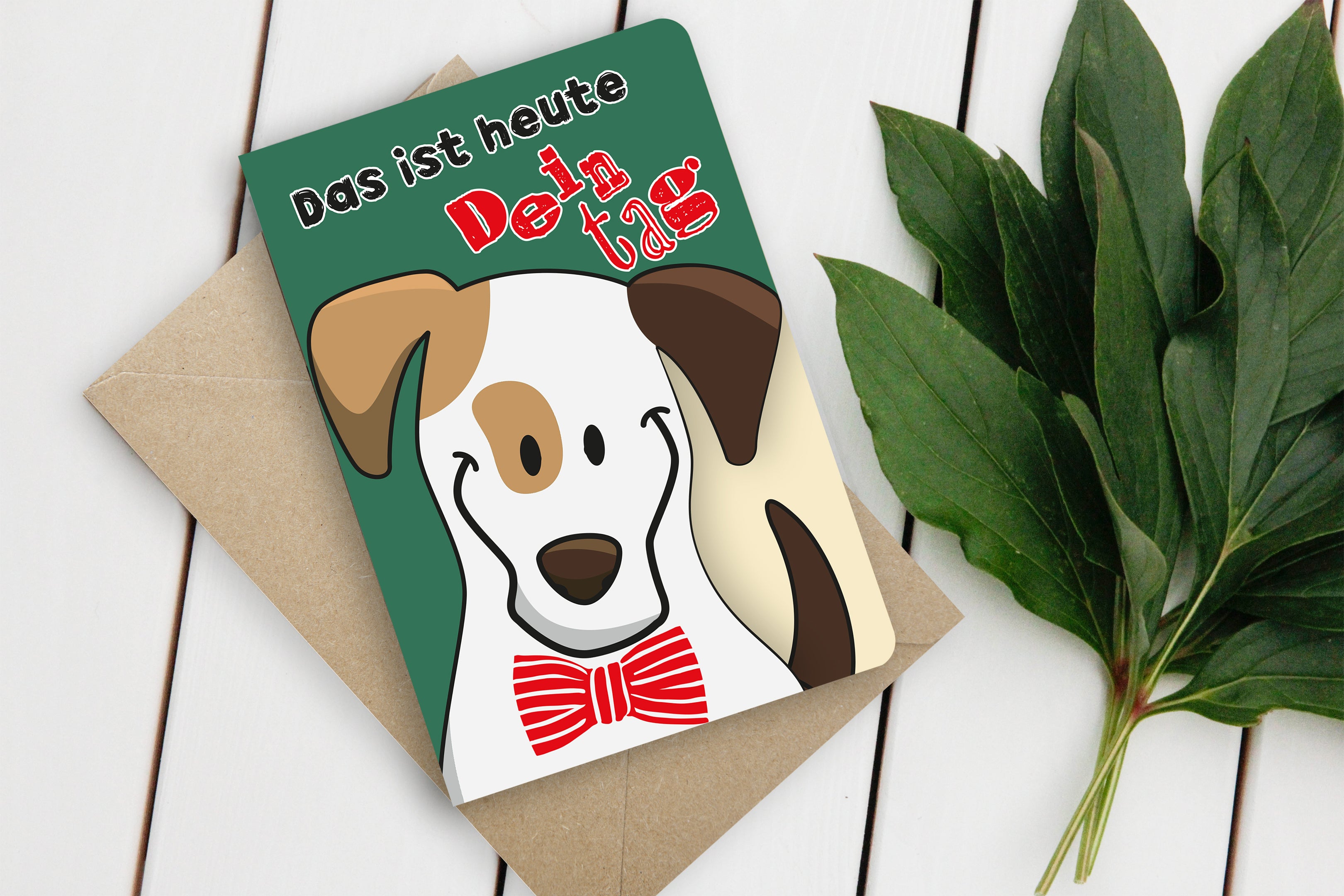 Fun-Cut Doppelkarte "Du cooler Hund"