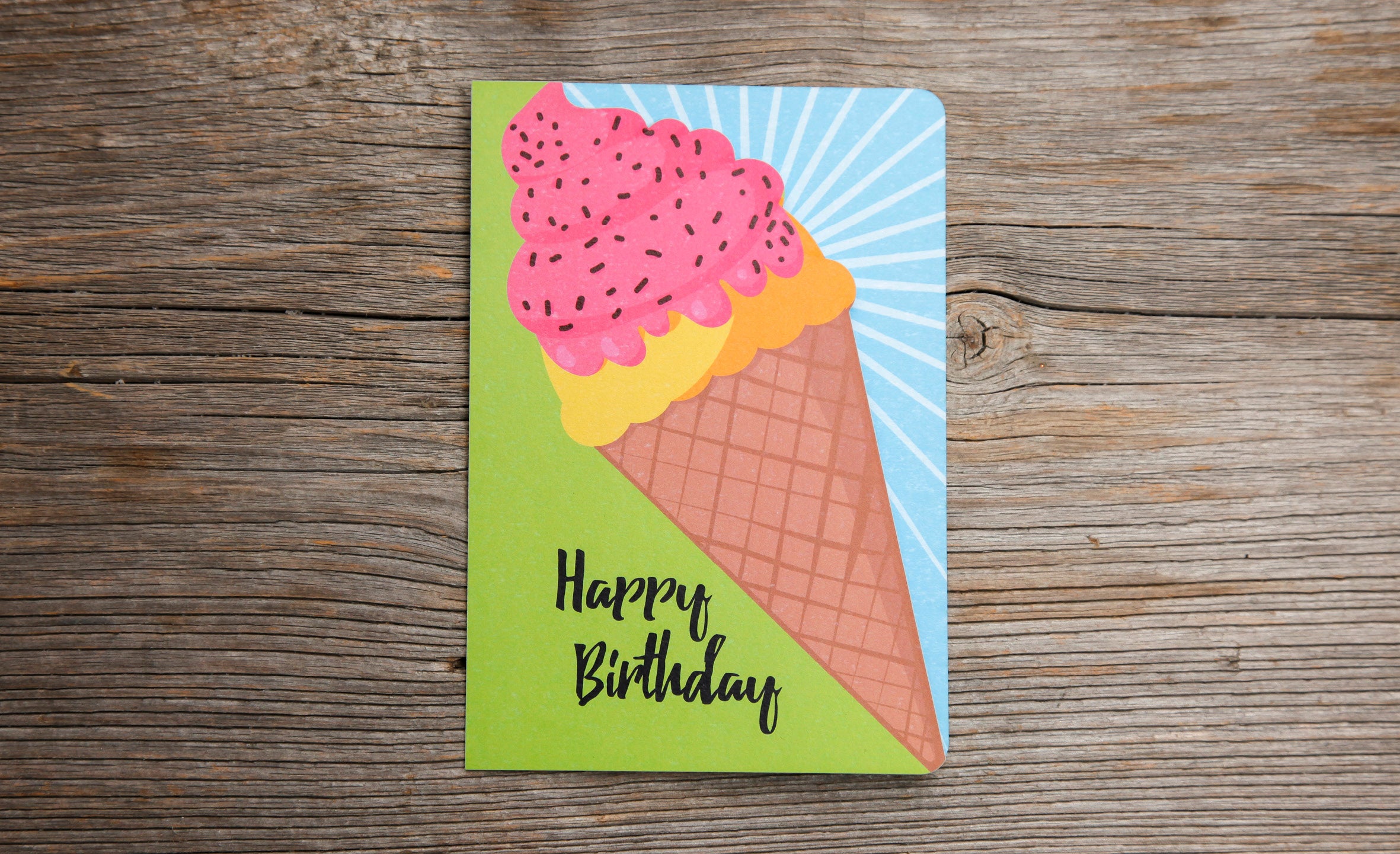 Fun-Cut Doppelkarte "Happy Birthday"