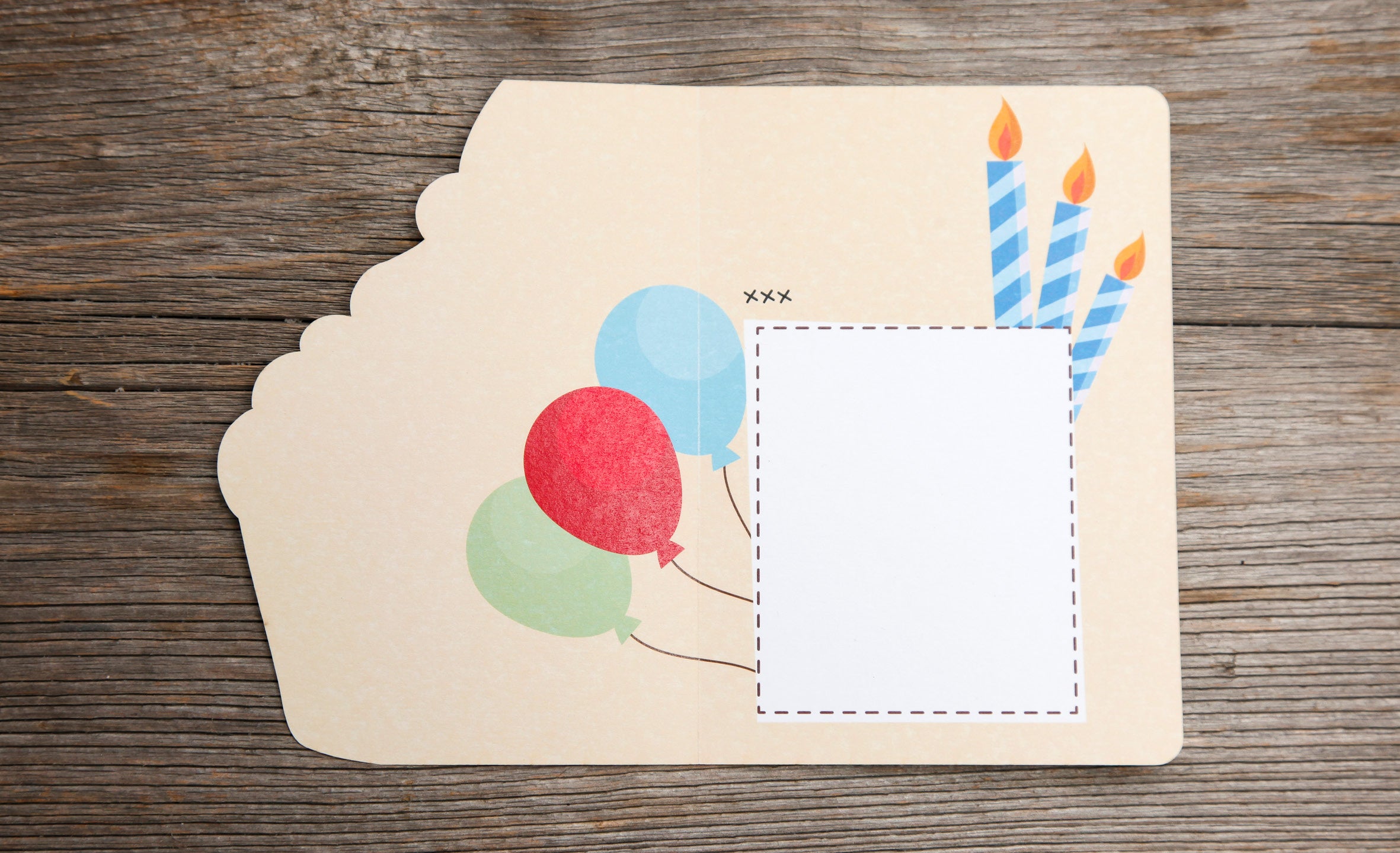 Fun-Cut Doppelkarte "Alles Gute"