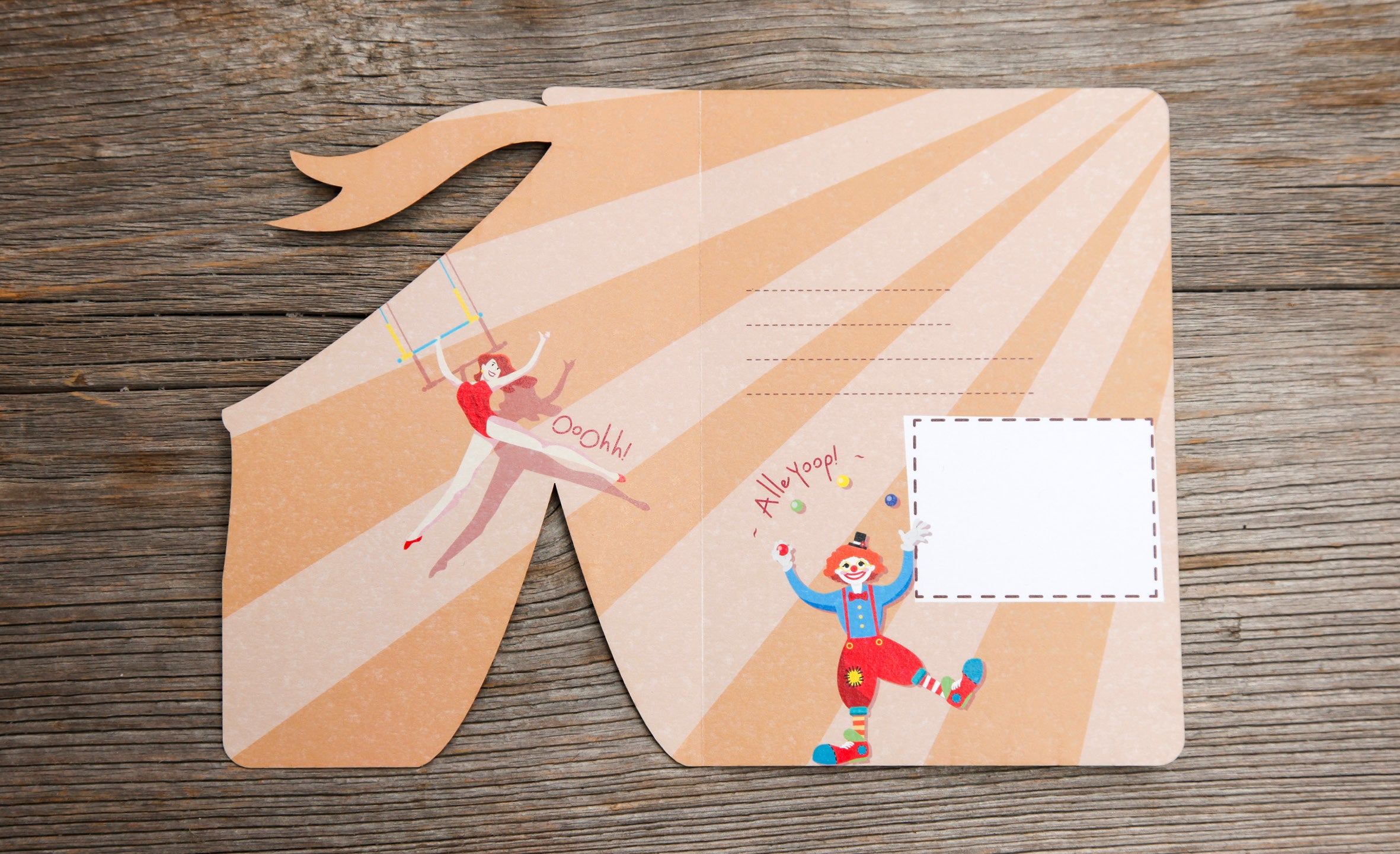 Fun-Cut Doppelkarte "Party People"