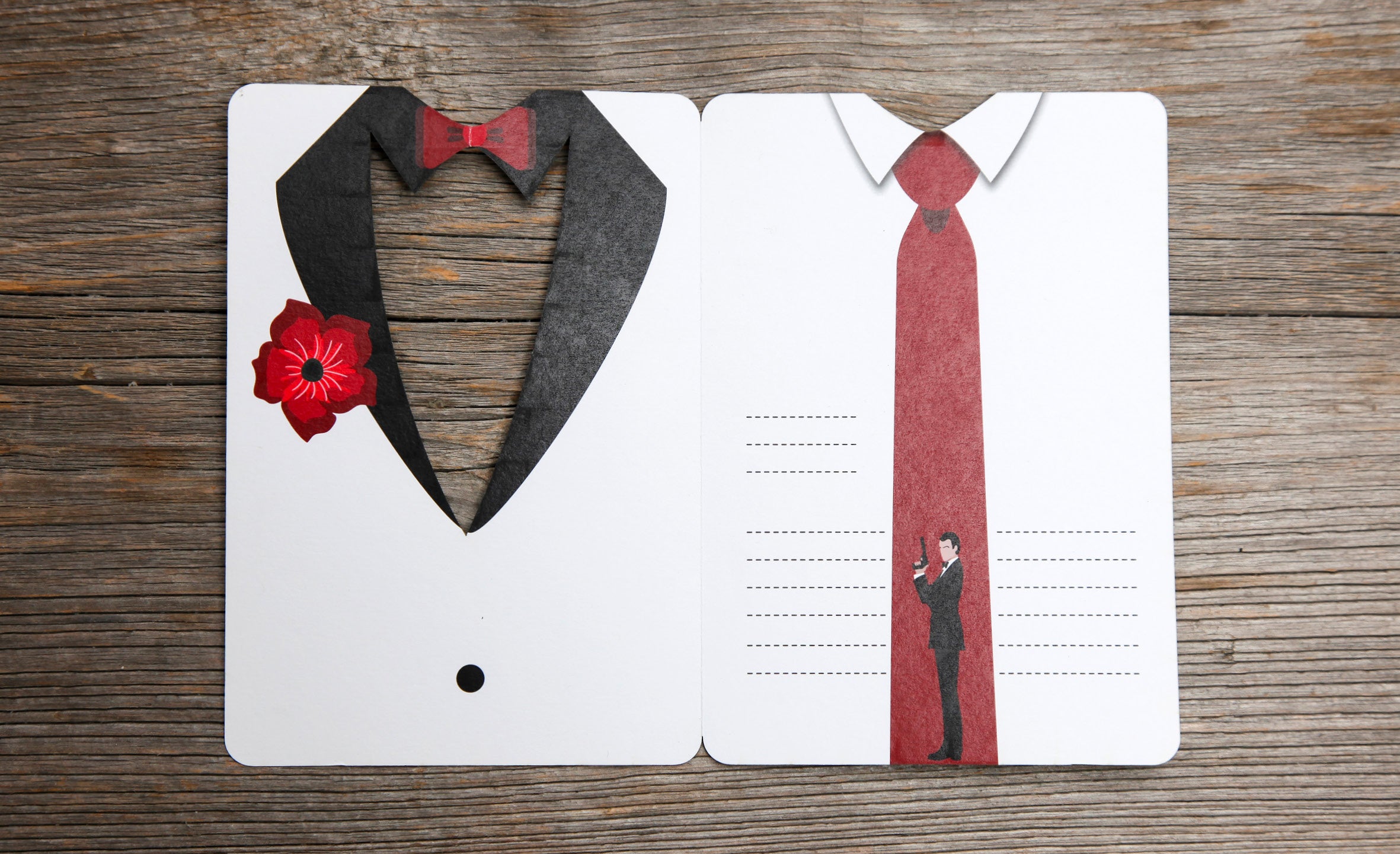 Fun-Cut Doppelkarte "Geburtstagsmann"