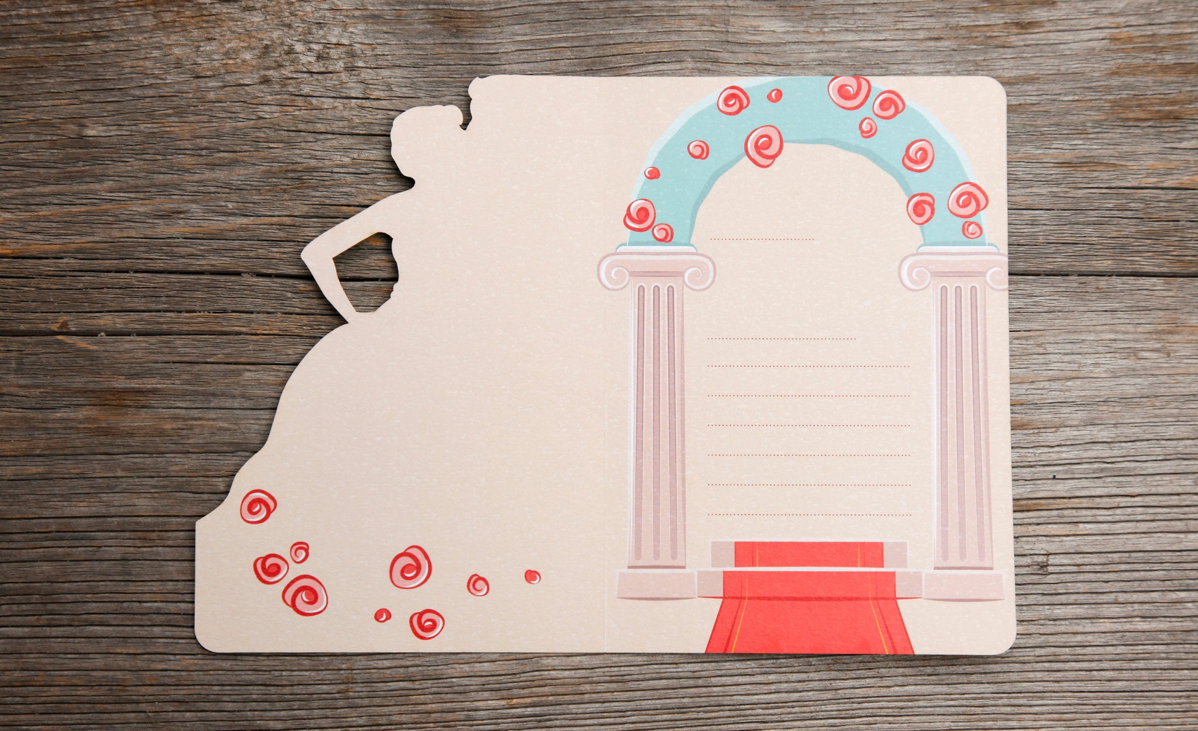 Fun-Cut Doppelkarte "Mr & Mrs"