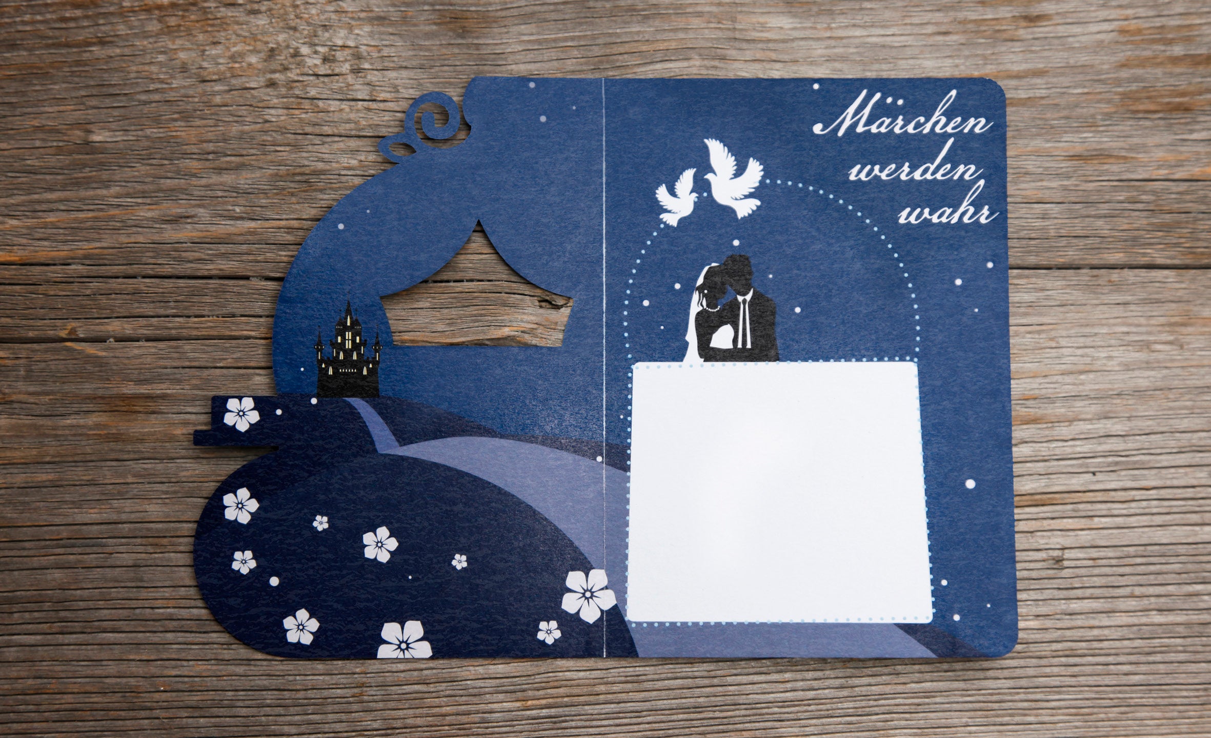 Fun-Cut Doppelkarte "Märchen werden wahr"