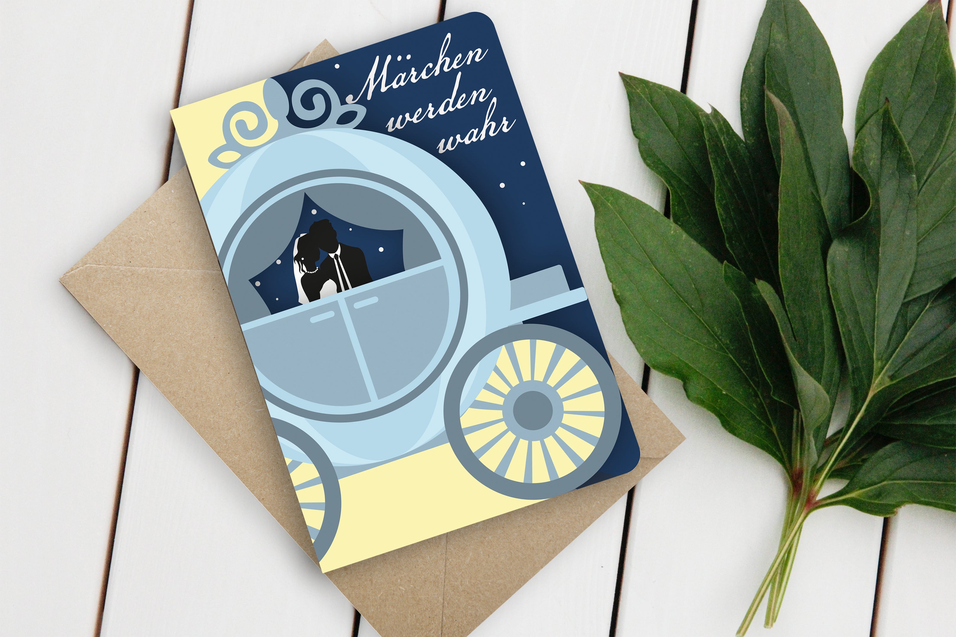 Fun-Cut Doppelkarte "Märchen werden wahr"