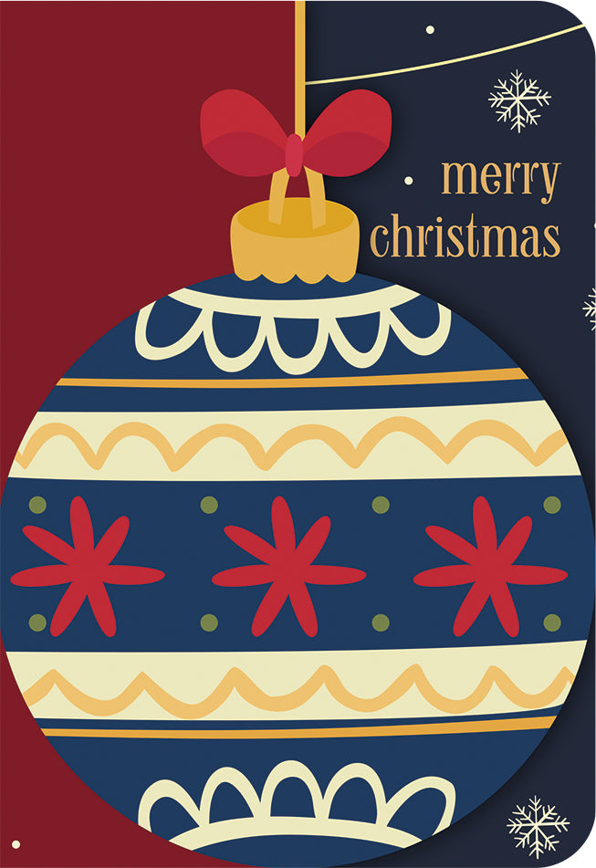 Fun-Cut Doppelkarte "Merry Christmas"