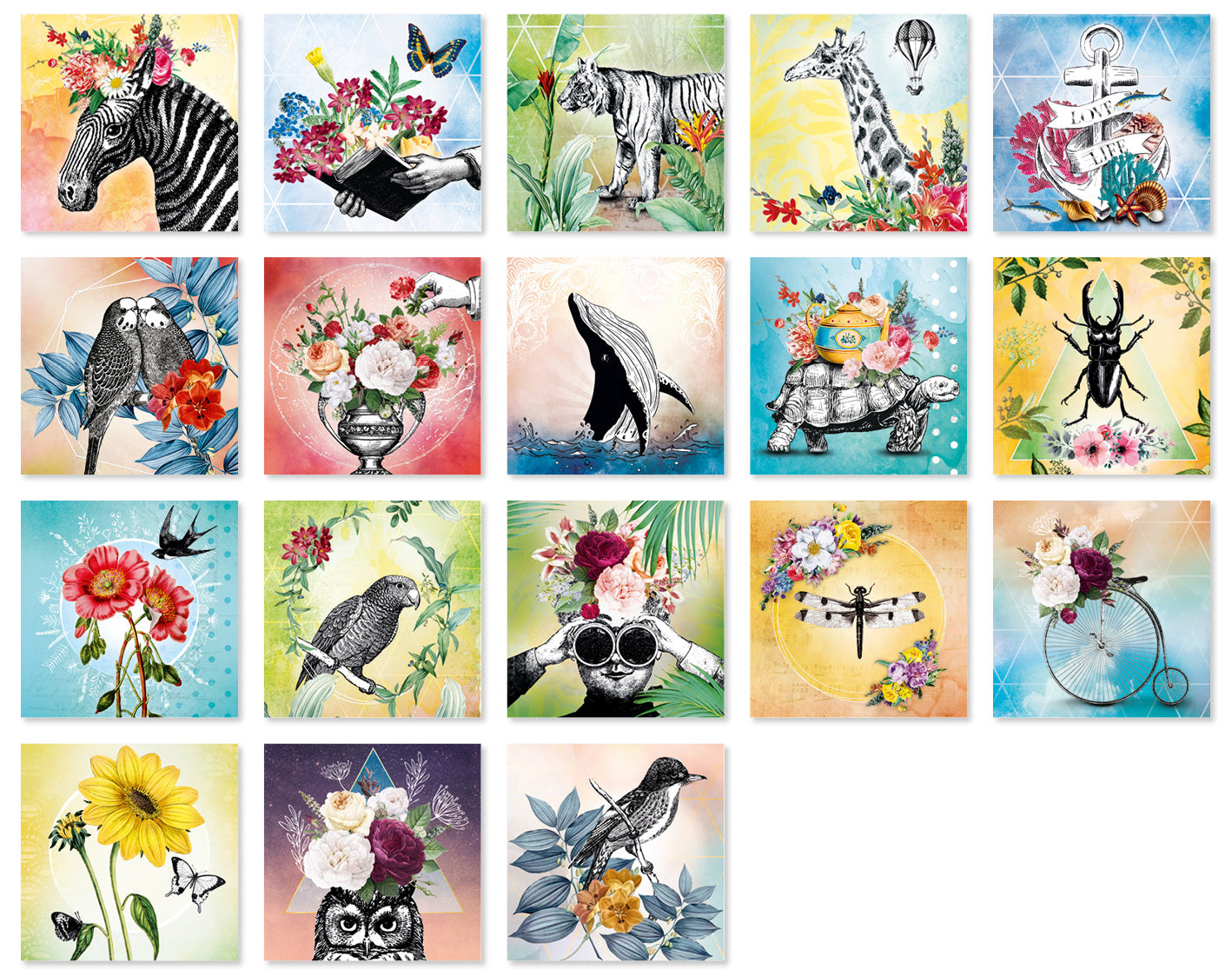 Memo-Spiel "Blooming Graphics"