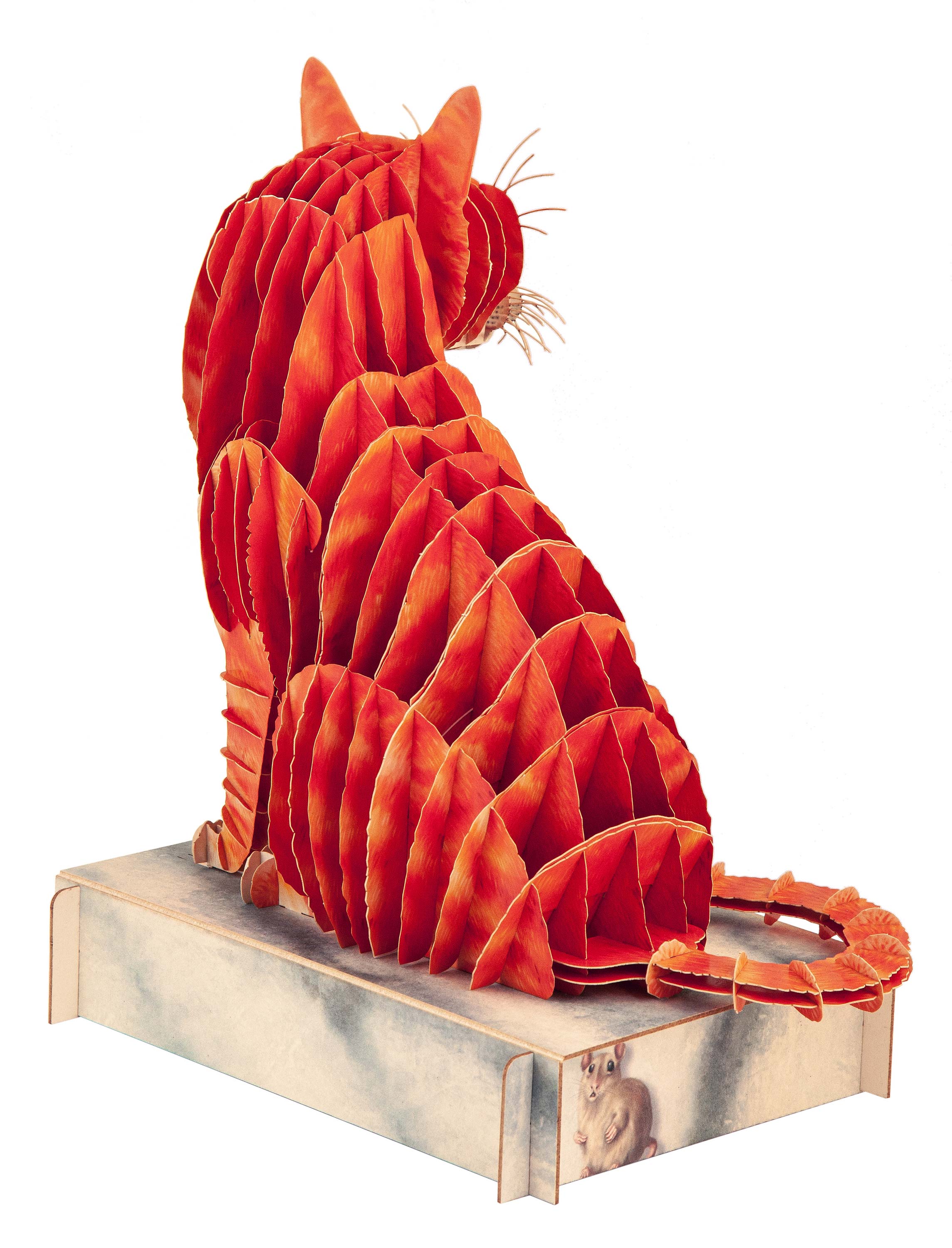 Katze Kater Steckfigur aus Karton, zum Basteln, Spielzeug für Kinder, Tiersteckfigur aus Karton, Haustier, Hauskatze, niedliche Katzen, Katze zum Basteln, Kurzharrkatze, Puzzle und Rätselspiele, Dekoidee, Bastelideen für Kinder, Kinderzimmer, Spielzimmer