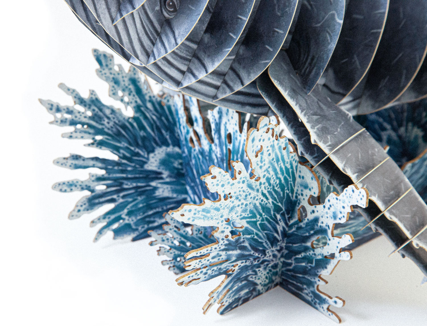 Buckelwal Steckfigur aus Karton, zum Basteln, Spielzeug für Kinder, Tiersteckfigur aus Karton, Meeresbewohner. Puzzle und Rätselspiele, Wasser, Ozean, Dekoidee, Bastelideen für Kinder