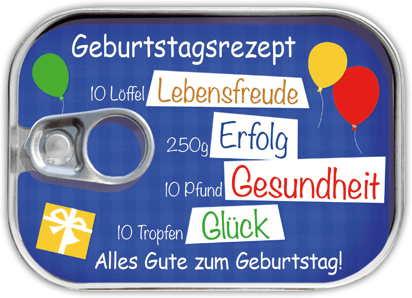 Dosenpost 4er Set "Geburtstag III" - Gespänsterwald