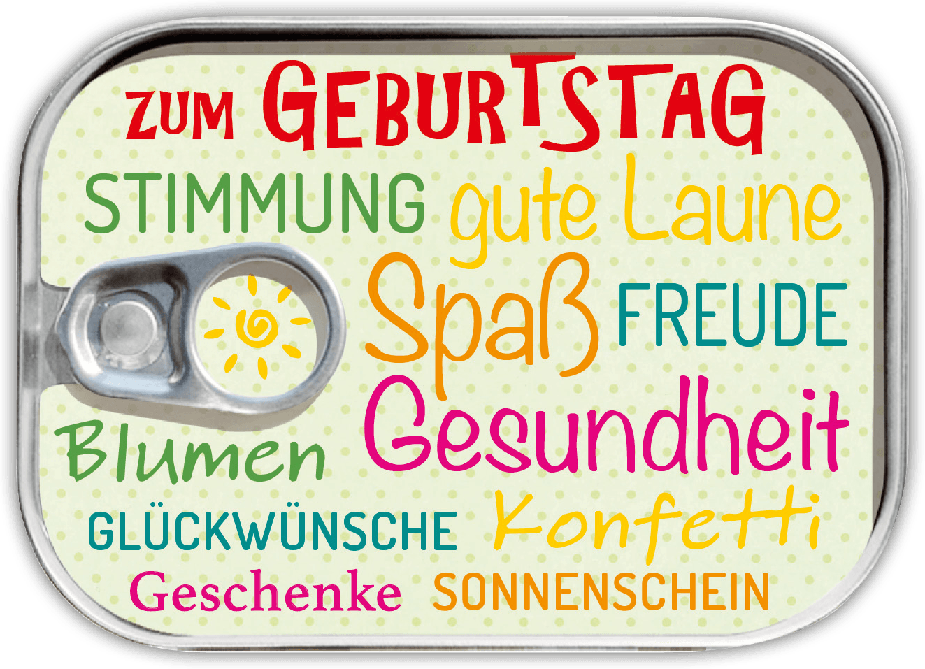 Dosenpost 4er Set "Geburtstag III" - Gespänsterwald