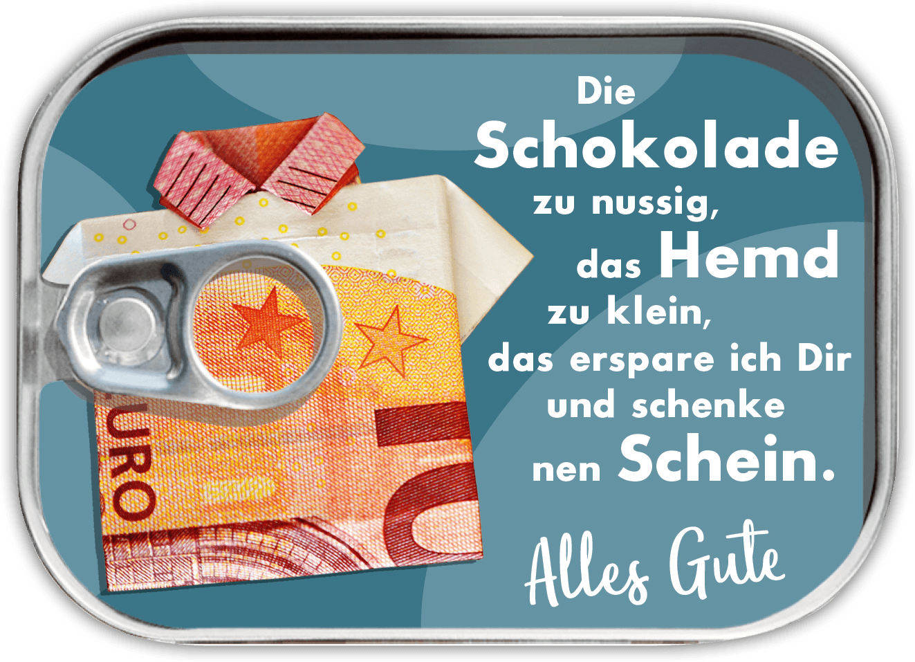 Dosenpost 4er Set "Geldgeschenk II" - Gespänsterwald