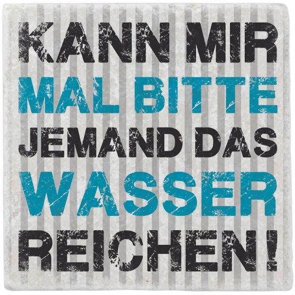 Untersetzer aus Marmor "Kann mir mal bitte jemand" - Gespänsterwald