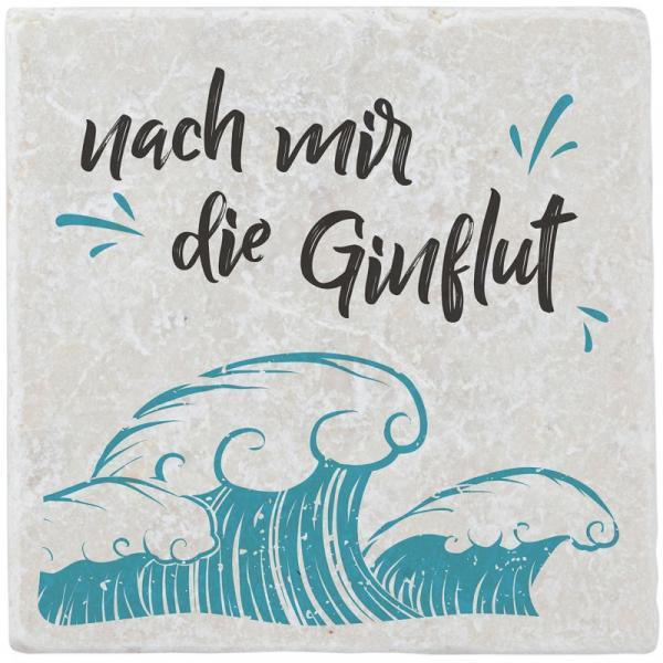 Untersetzer aus Marmor "nach mir die Ginflut" - Gespänsterwald