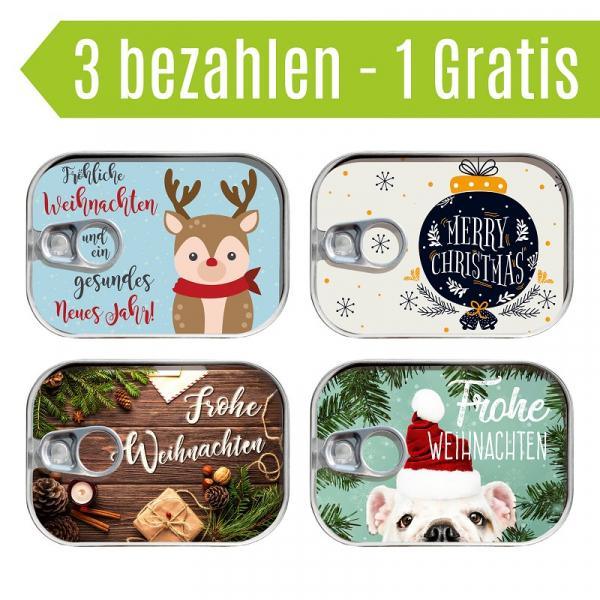 Dosenpost 4er Set "Weihnachten" - Gespänsterwald