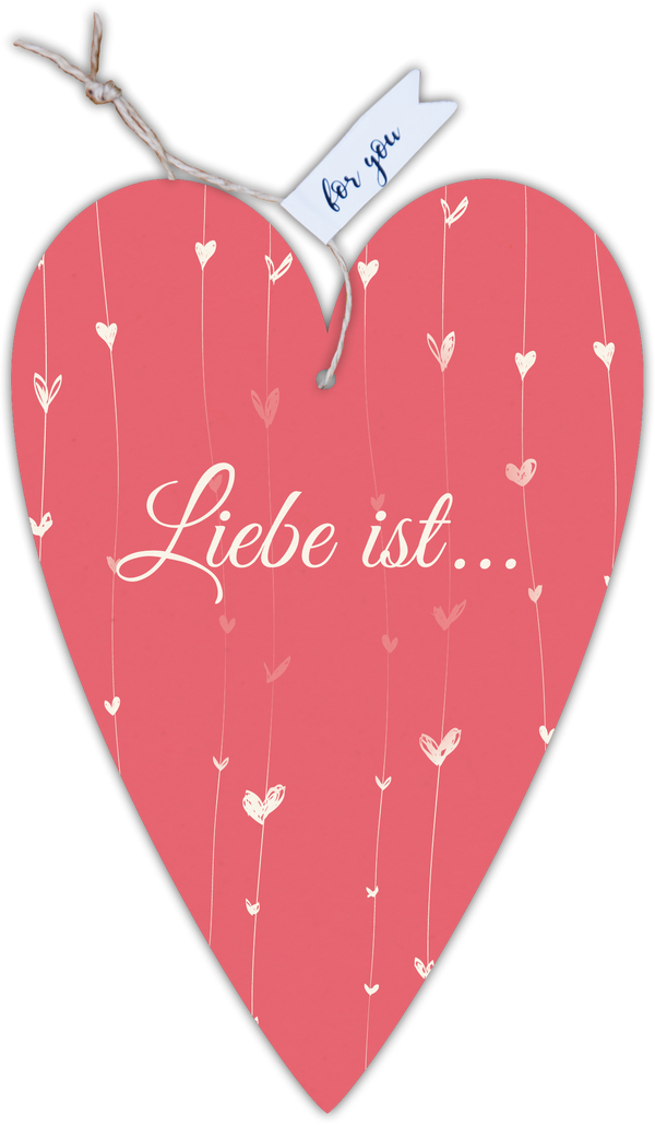 Herzkarte unser Finne "Liebe ist "