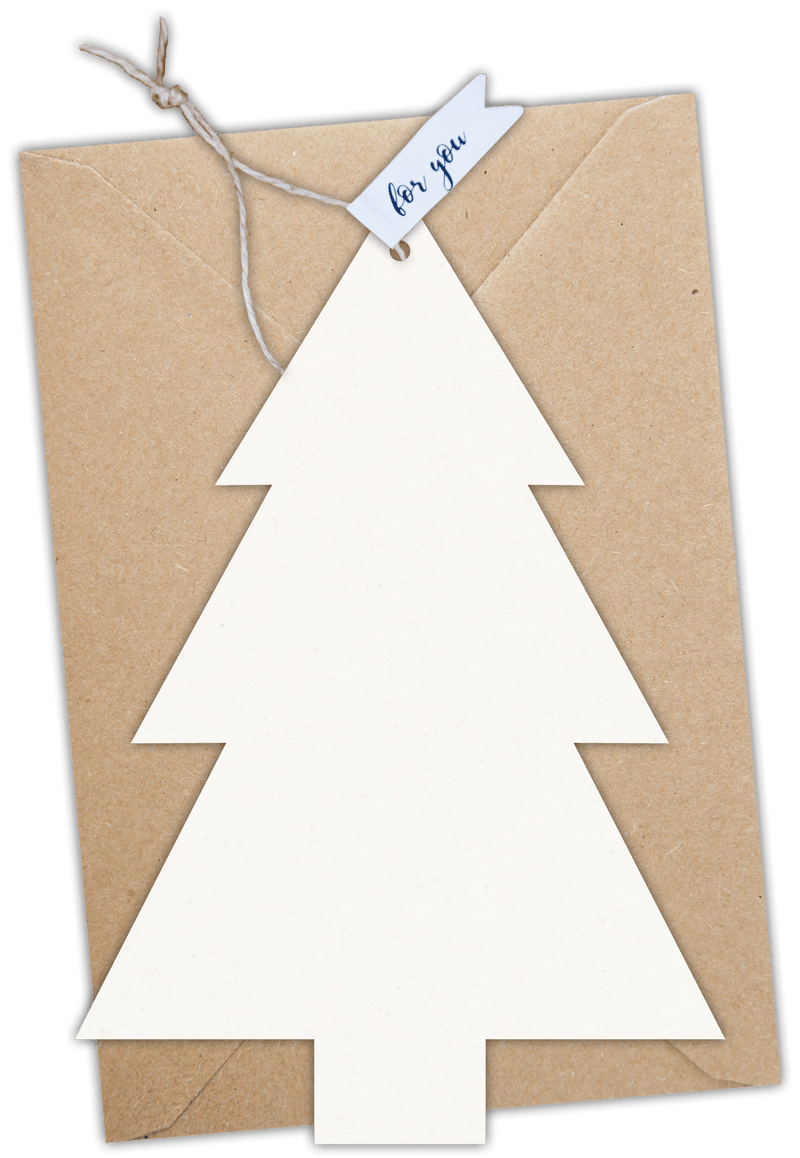 Formkarte unser Finne  "Besinnliche Weihnachtszeit" - Gespänsterwald