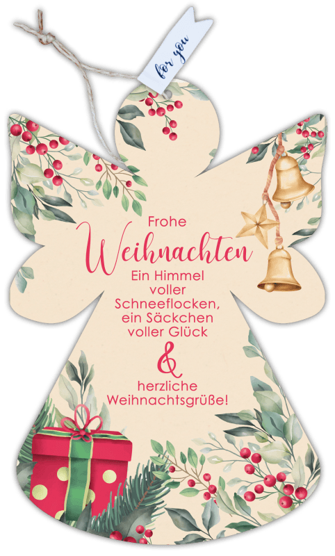 Formkarte unser Finne "Frohe Weihnachten" - Gespänsterwald