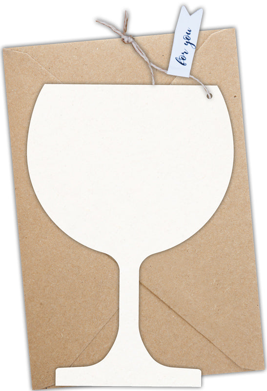 Formkarte unser Finne "Chin chin, Cheers, Prost"