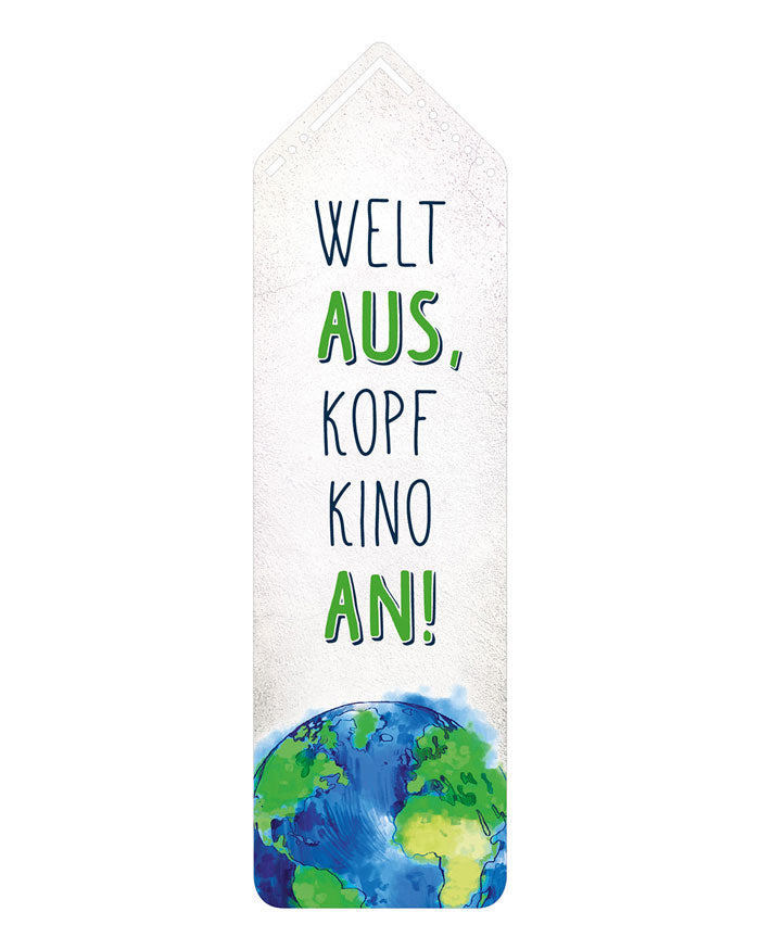 Lesezeichen "Welt aus, Kopfkino an!"