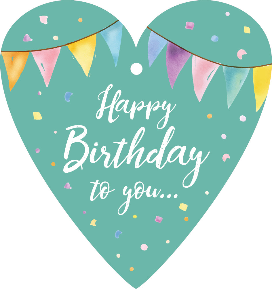 Geschenkanhänger "Happy Birthday"