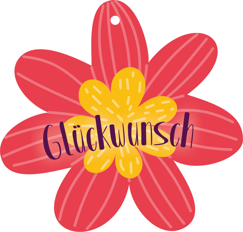 Geschenkanhänger "Glückwunsch"