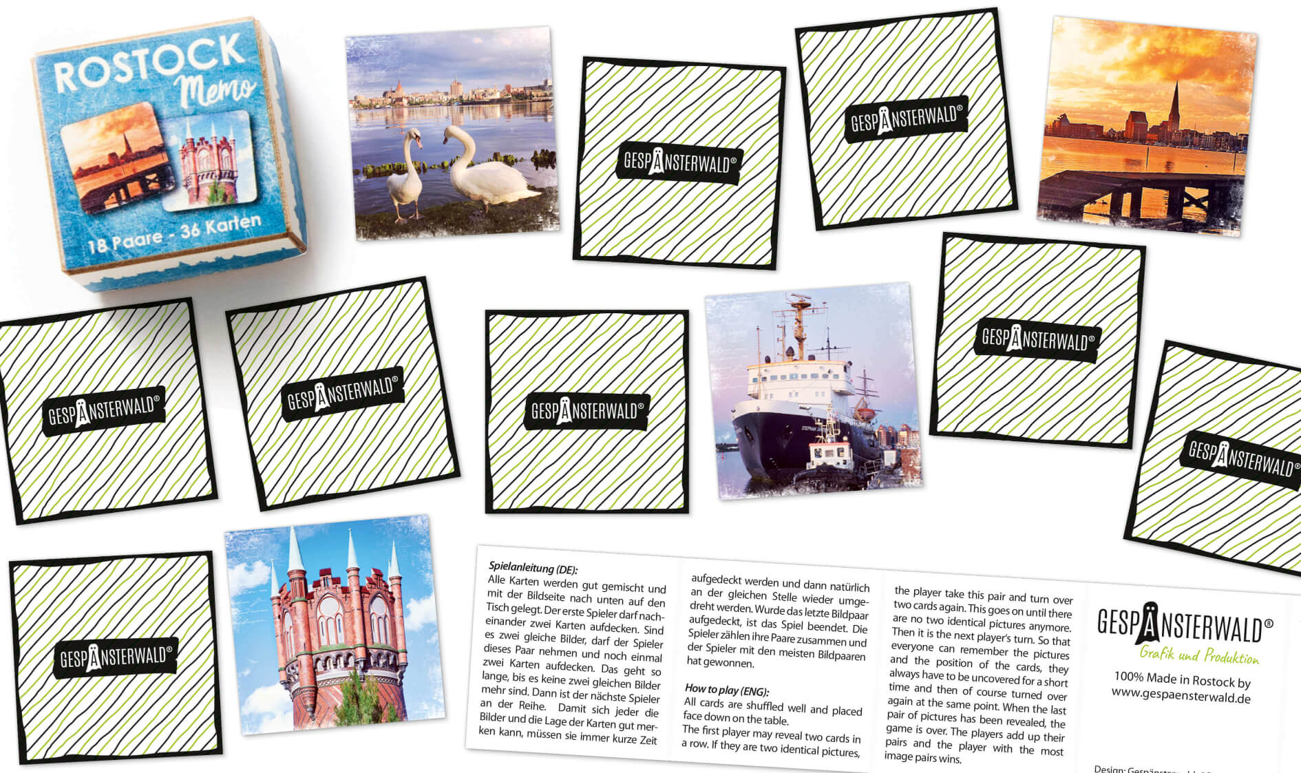 Memo-Spiel "Rostock"