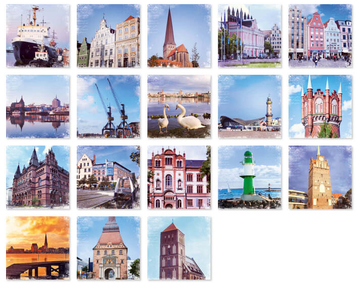 Memo-Spiel "Rostock"