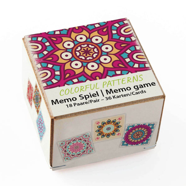 Memo-Spiel "Colorful Patterns"