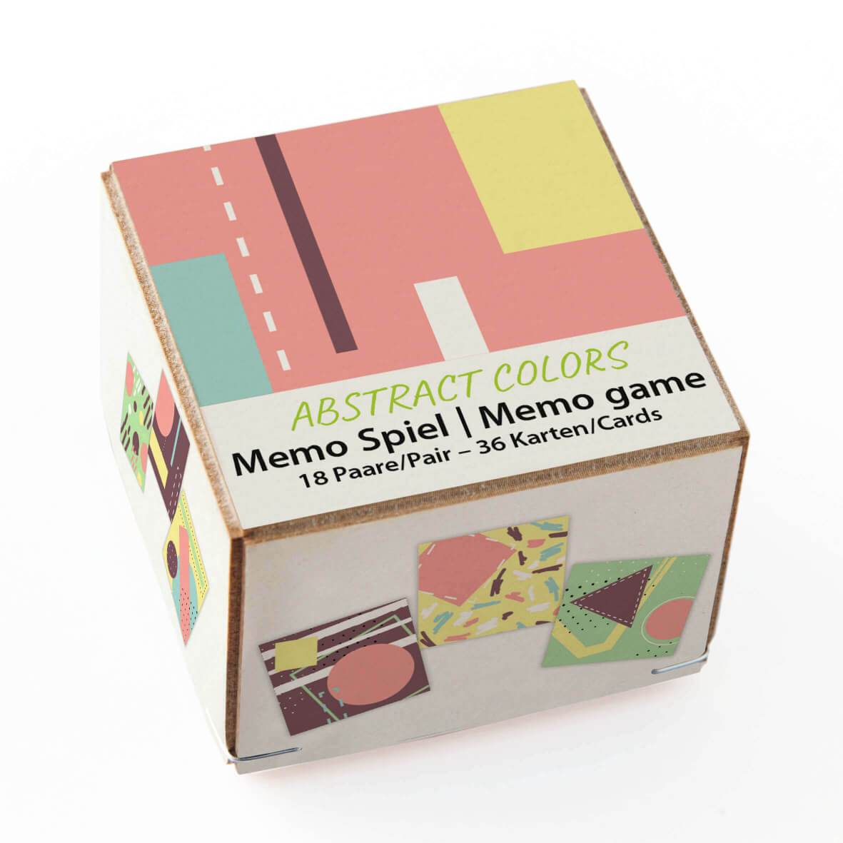 Memo-Spiel "Abstact Colors"