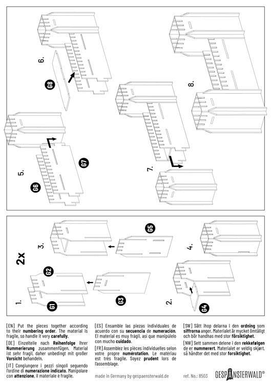 Ritterburg Bastelset