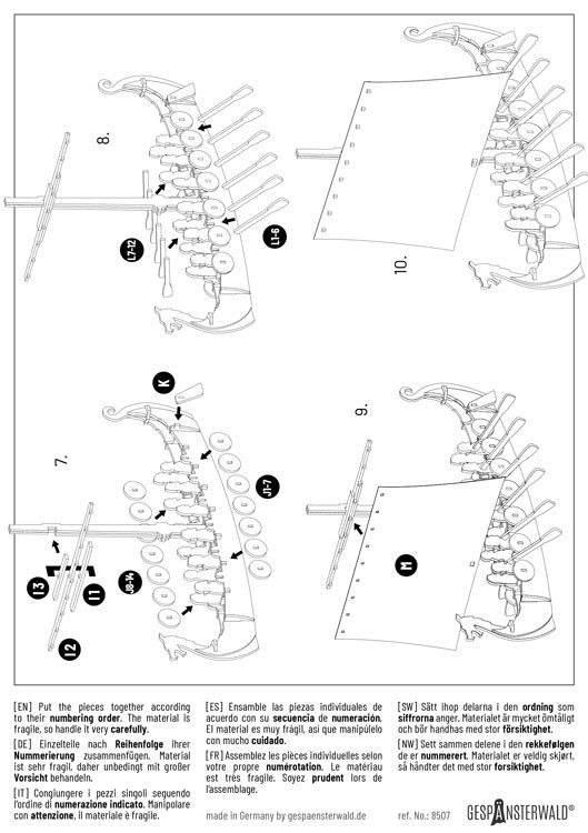 Wikingerschiff Bastelset