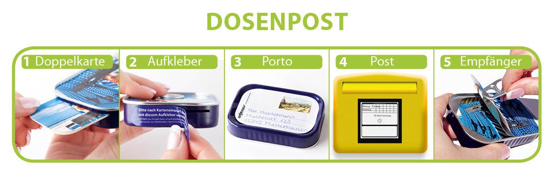 Dosenpost 4er Set "Weihnachten" - Gespänsterwald
