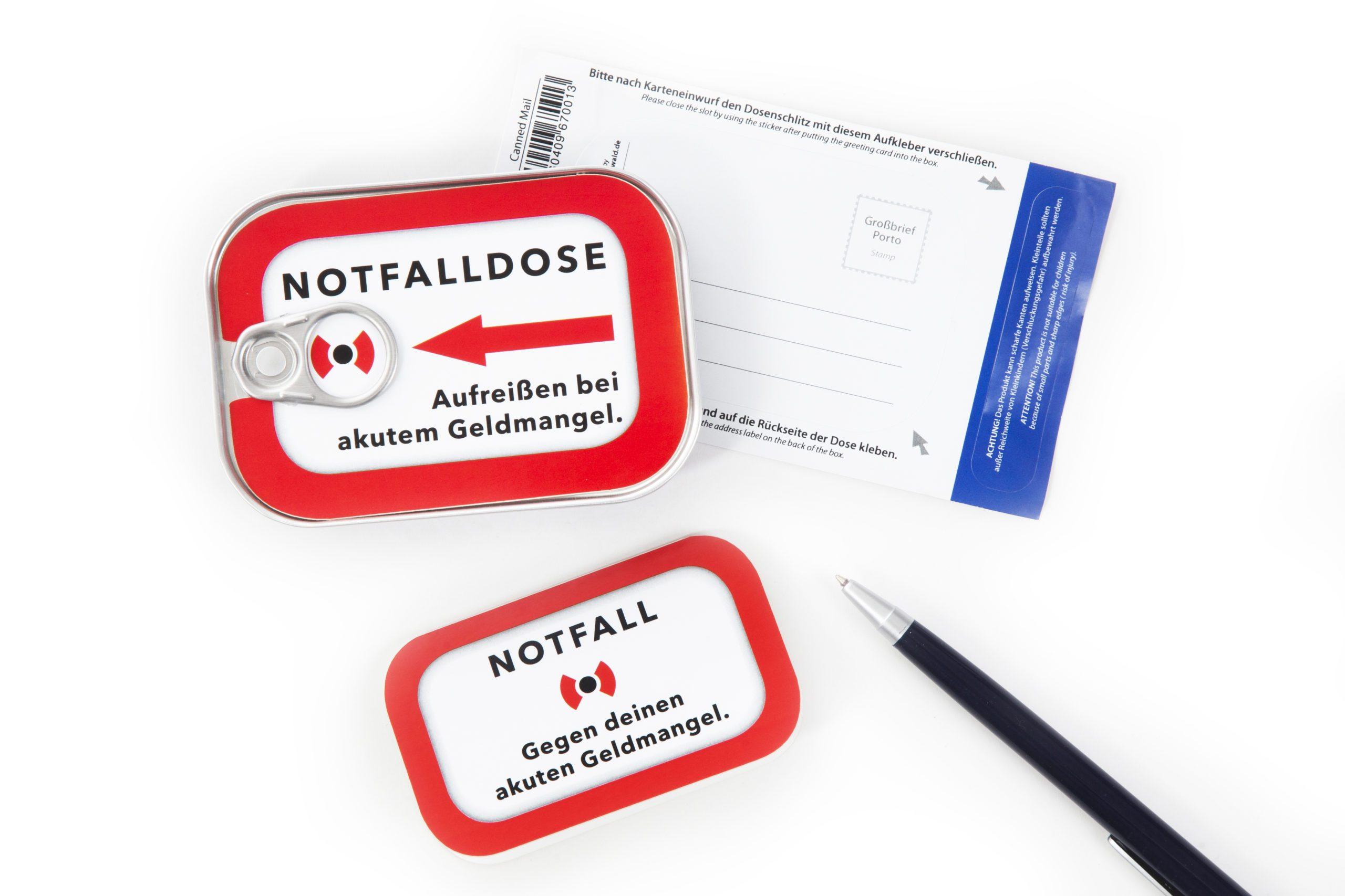 Dosenpost 4er Set "Geldgeschenk II" - Gespänsterwald