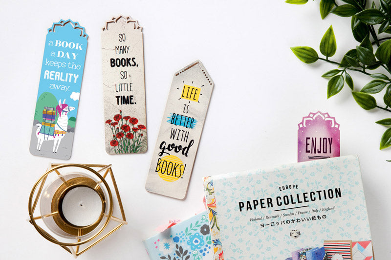 Lesezeichen "So many books, so little time"