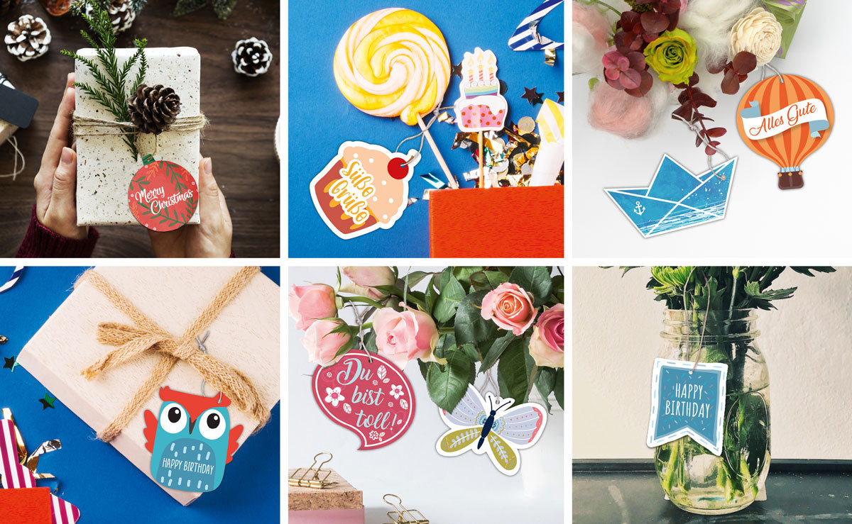 Geschenkanhänger "Schmetterling"