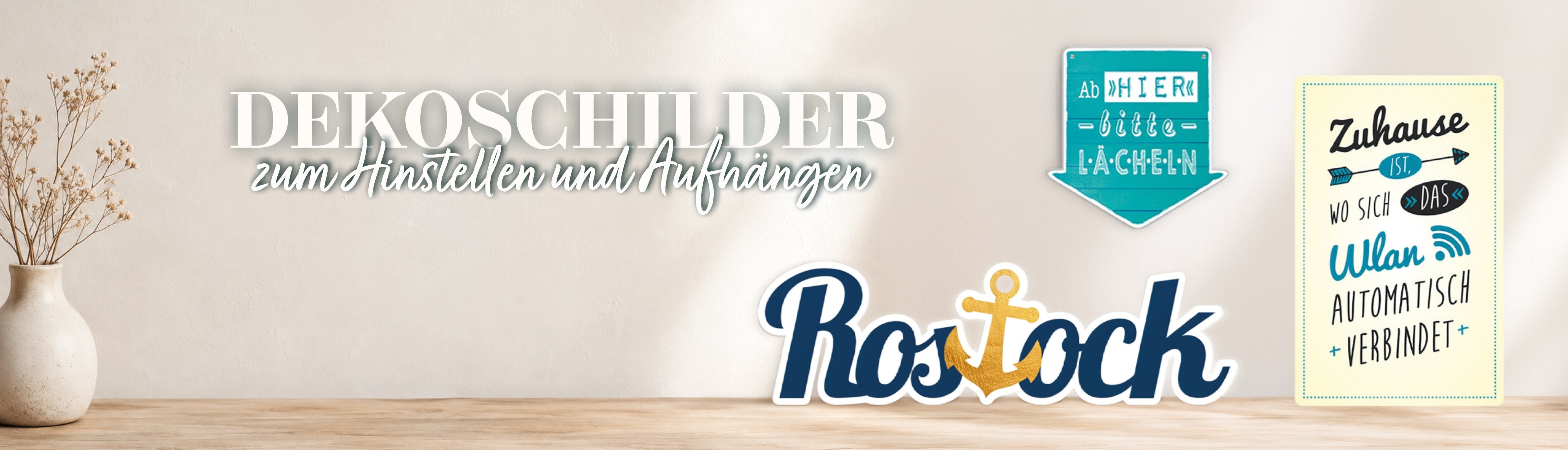 Rostock - Dekoschilder