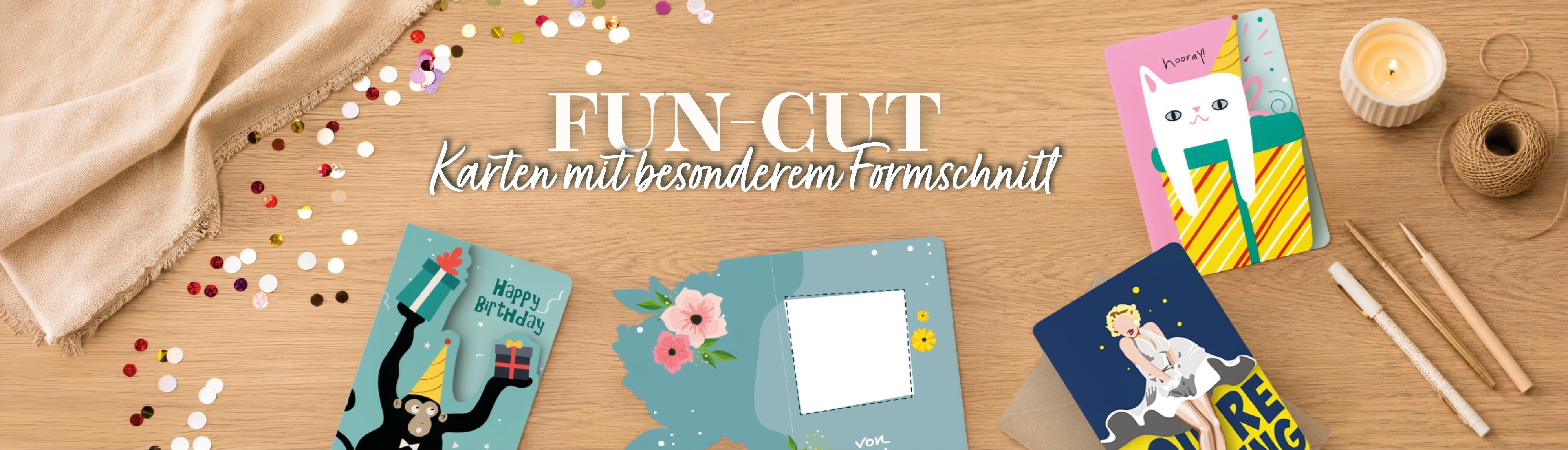 Grußkarten Fun-Cut