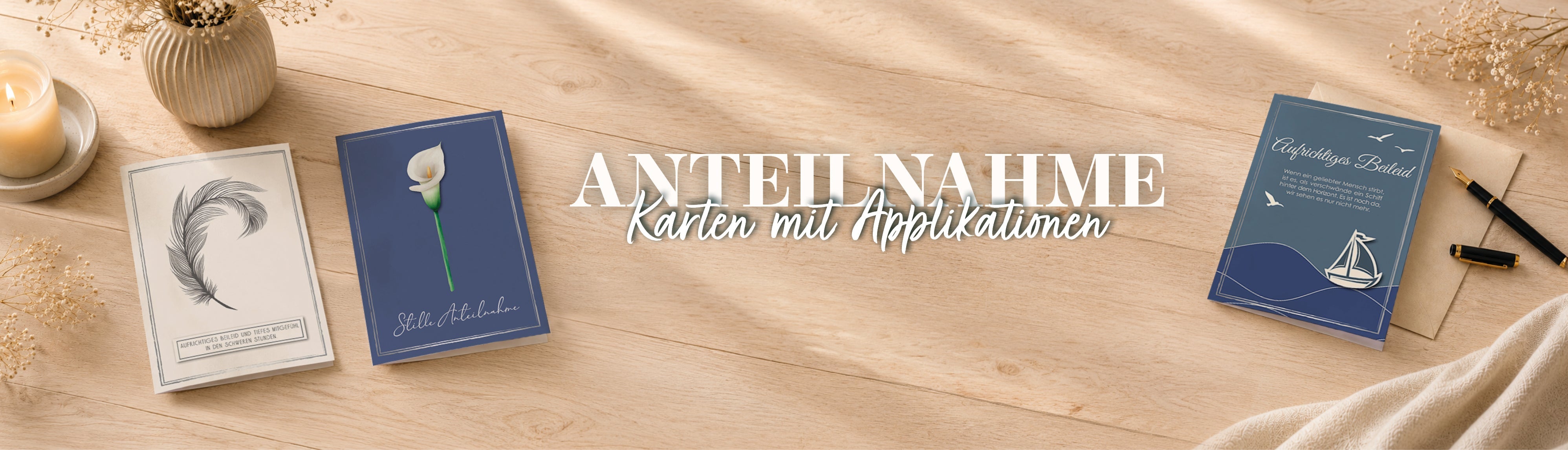 Grußkarten - Anteilnahme