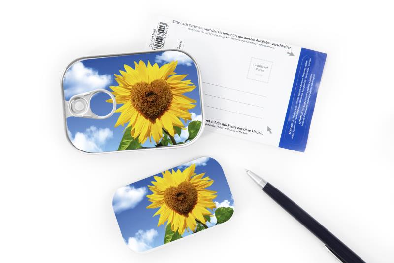 Dosenpost "Sonnenblume"